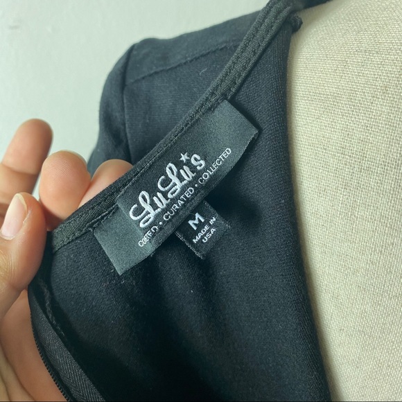 Lulu’s Proof of Perfection Black Mini Dress M - Picture 6 of 6